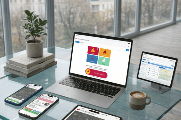 ELIAS auf Laptop, Tablet und Smartphones